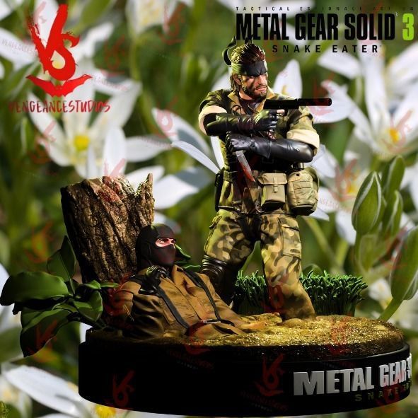 Naked Snake MGS 3 Snake Eater 3D print model_8