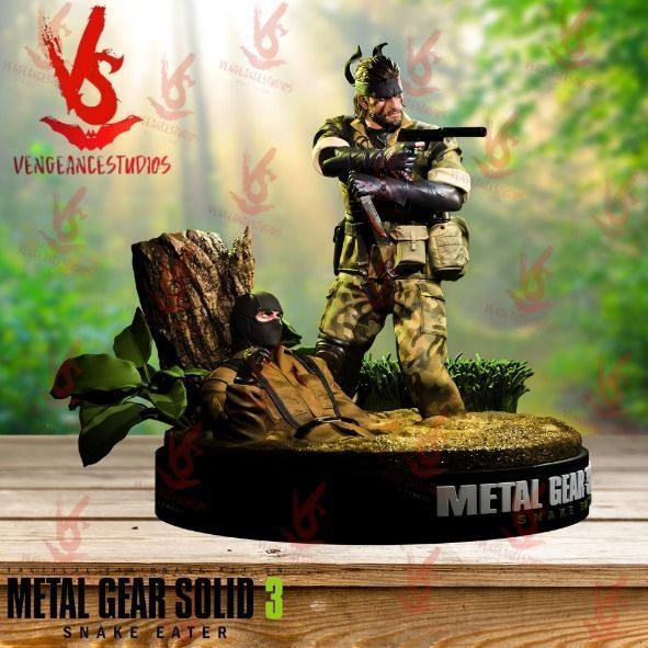 Naked Snake MGS 3 Snake Eater 3D print model_7