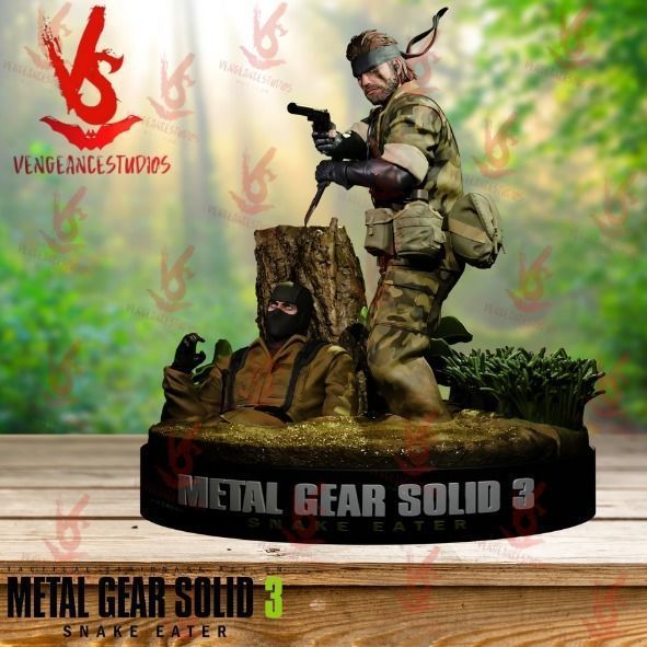 Naked Snake MGS 3 Snake Eater 3D print model_5