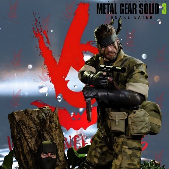 Naked Snake MGS 3 Snake Eater 3D print model_12