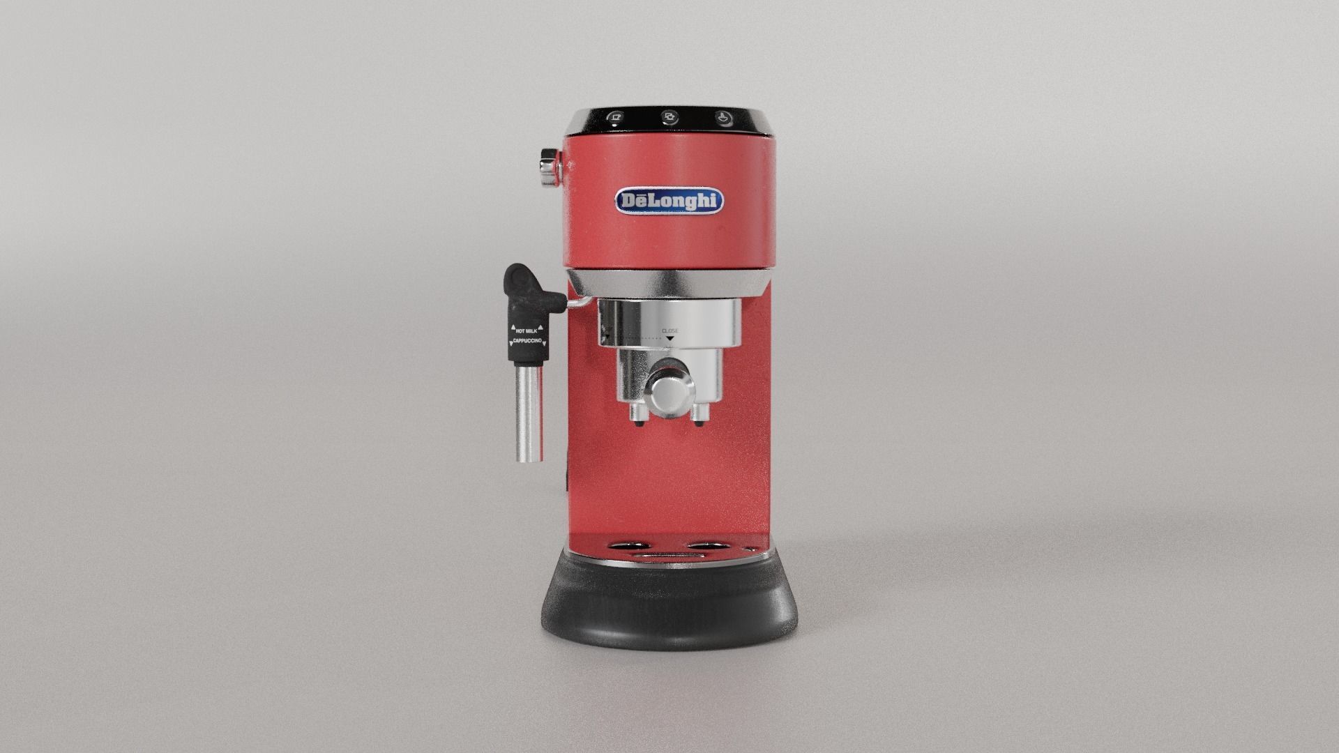 Delonghi Espresso and Coffee Machine Used 3D model_8
