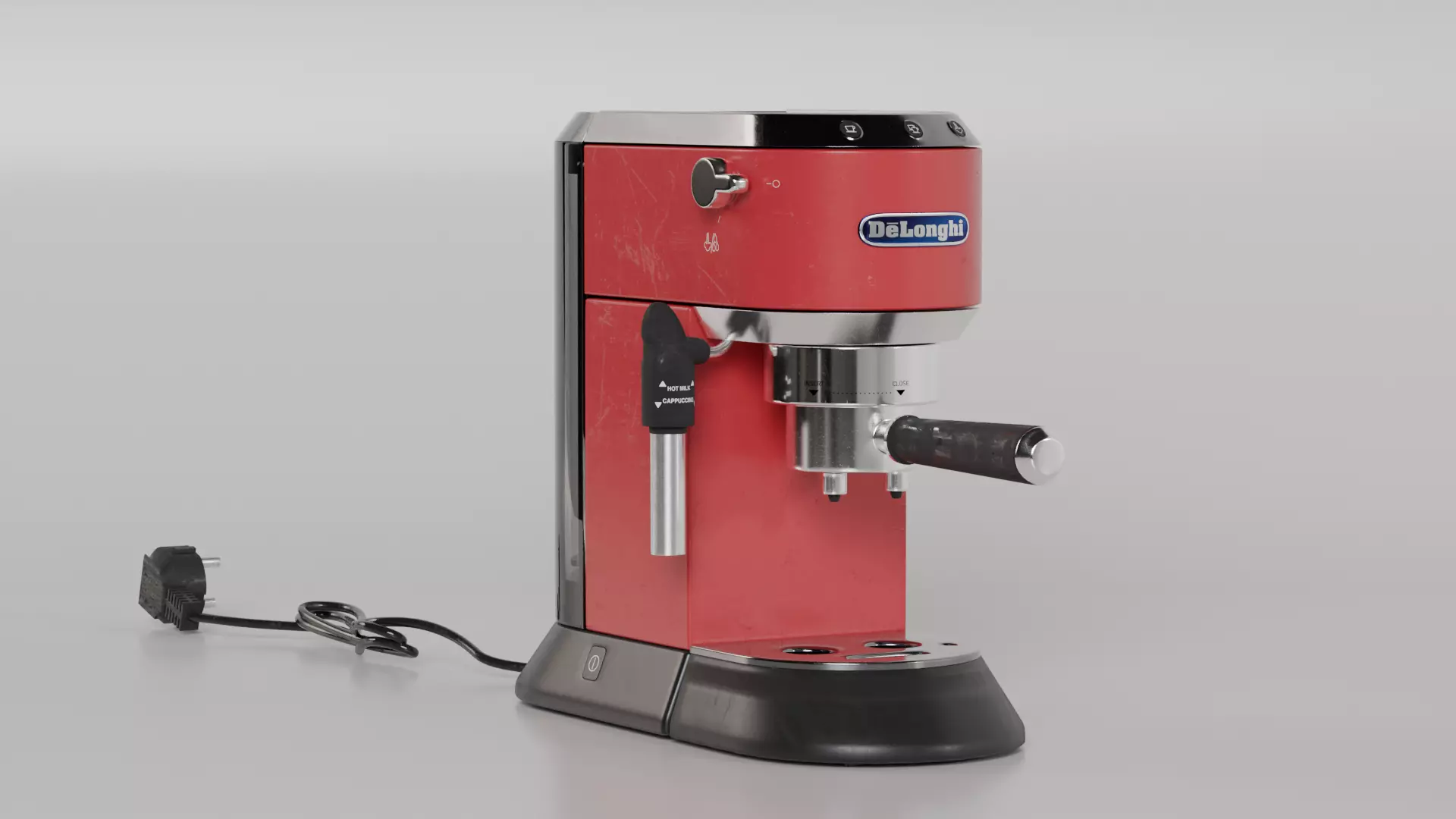 Delonghi Espresso and Coffee Machine Used 3D model_0