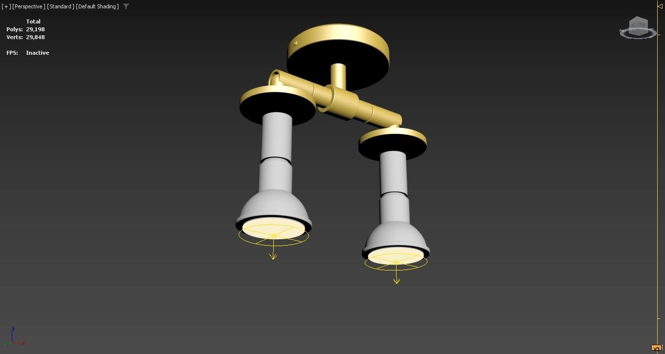 Light - SpotLight BOOK XL Double 3D model_5