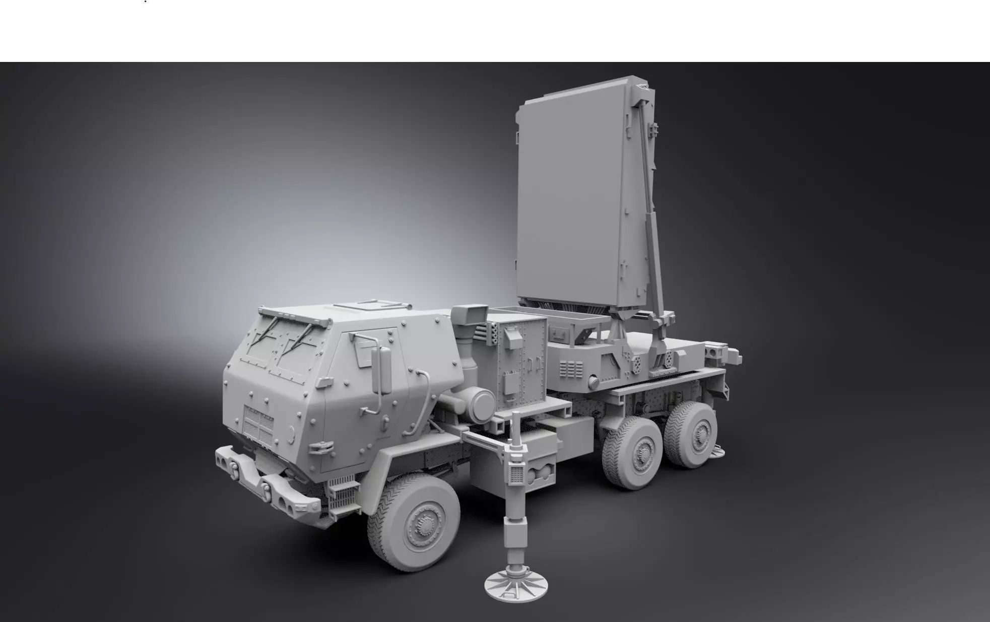 AN TPQ53 Radar scale model 3D print model_0