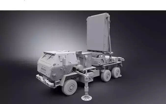 AN TPQ53 Radar scale model