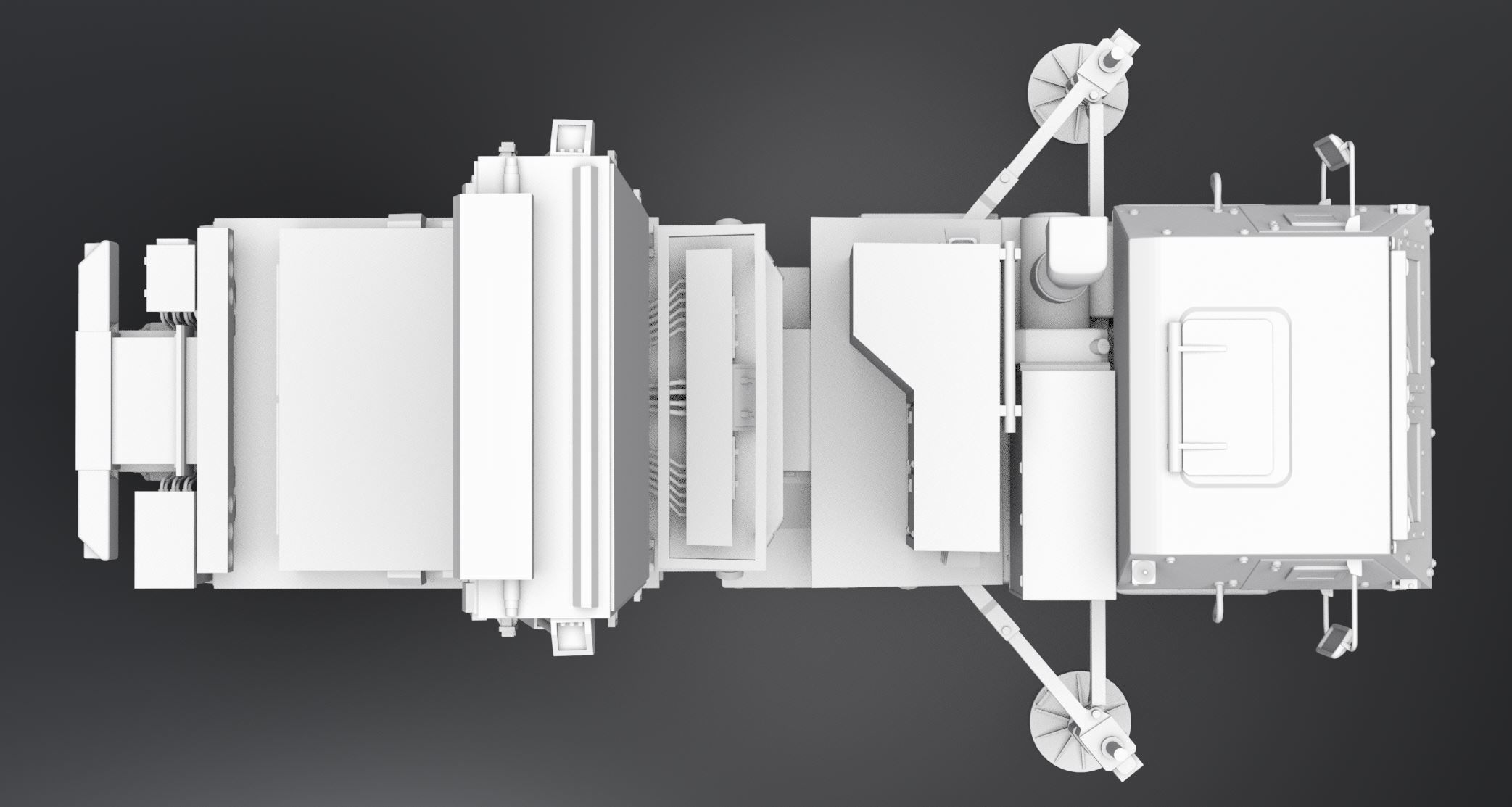 AN TPQ53 Radar scale model 3D print model_3