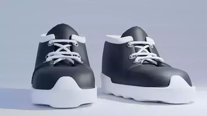 Shoes Stylized Free 3D model
