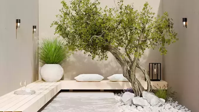 Outdoor patio exterior design