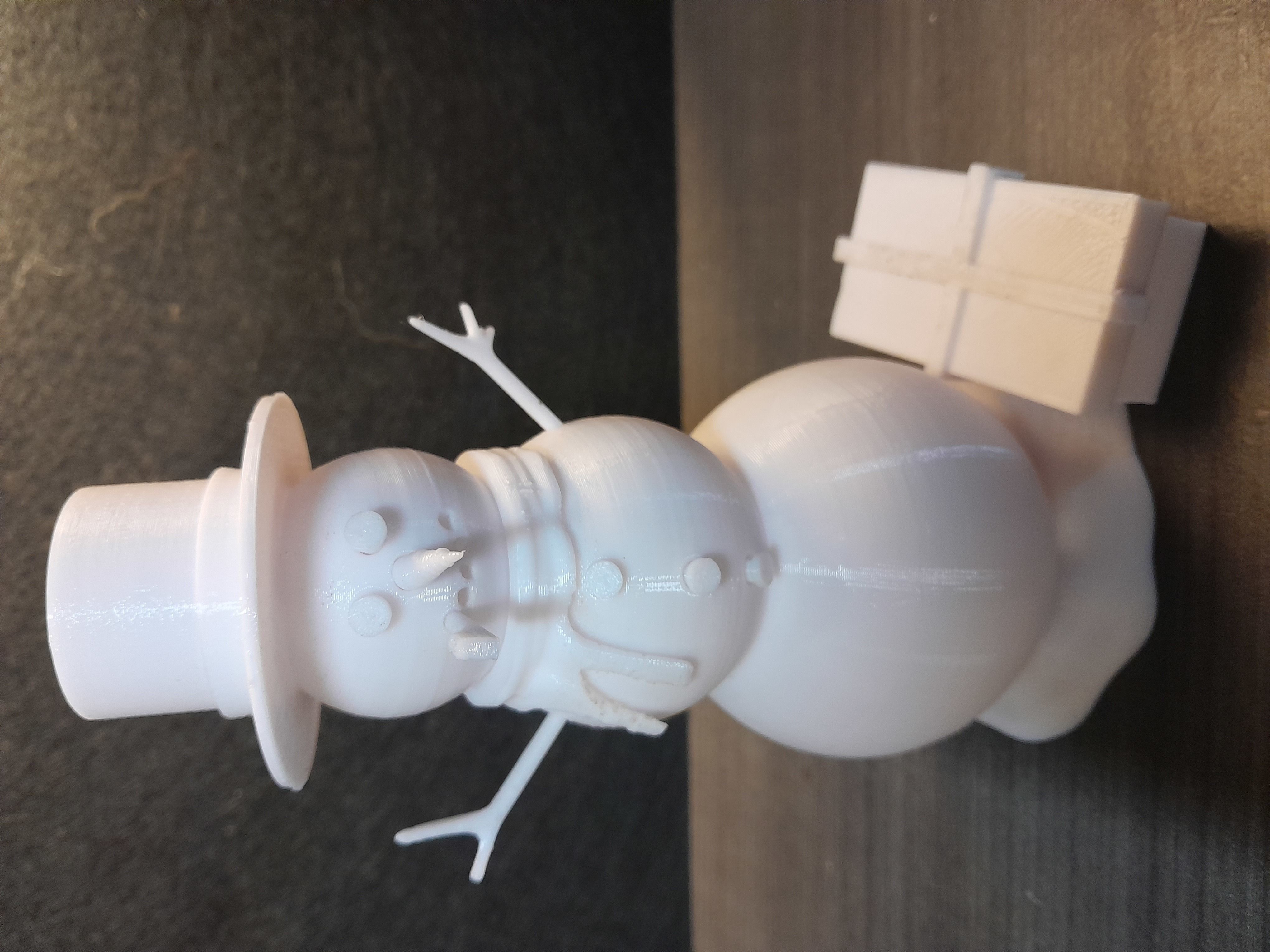 Snowman Ornement 3D print model_1