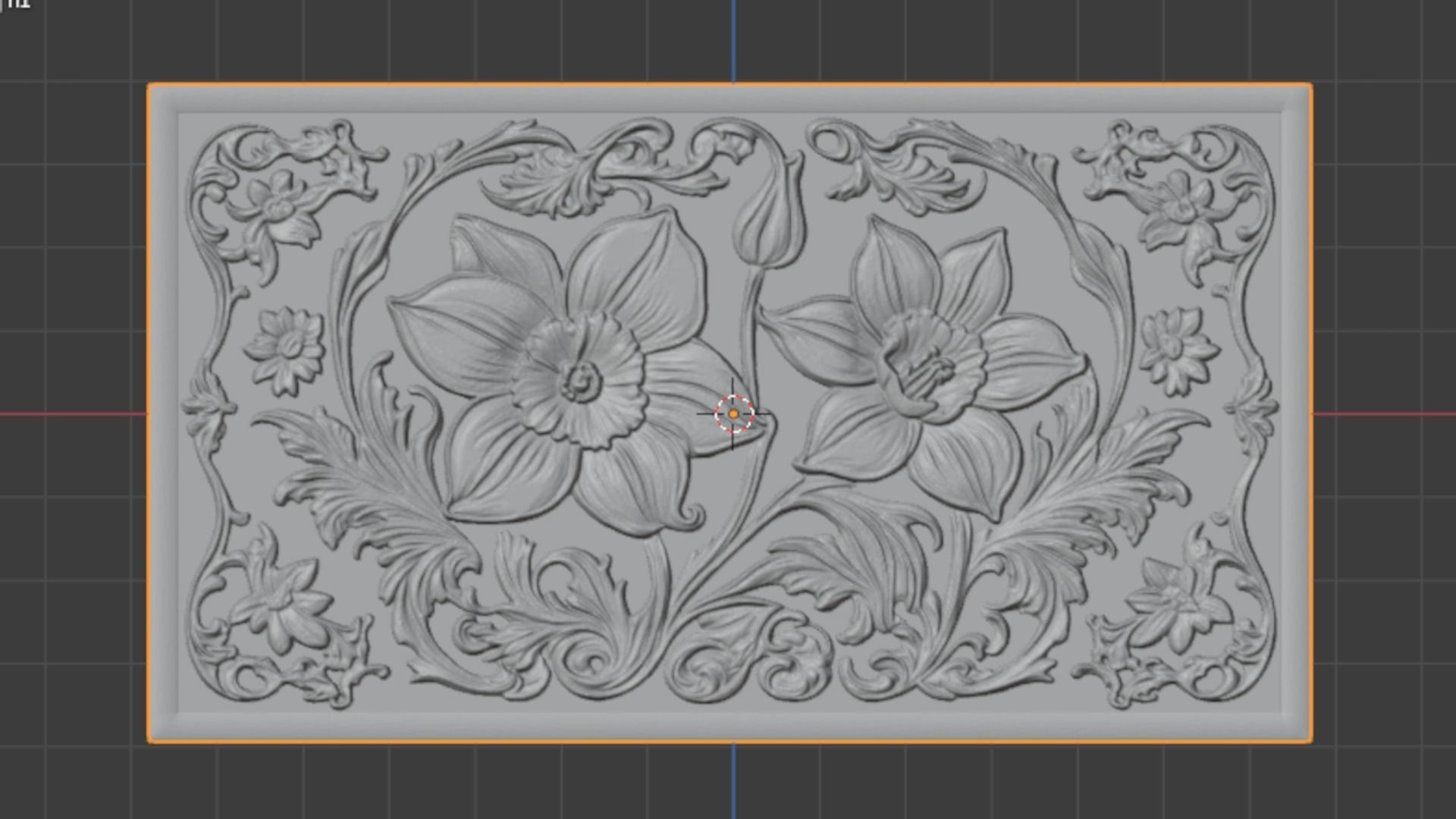 Modern Wall Panel Relief for CNC and 3D Printing 02  3D print model_5