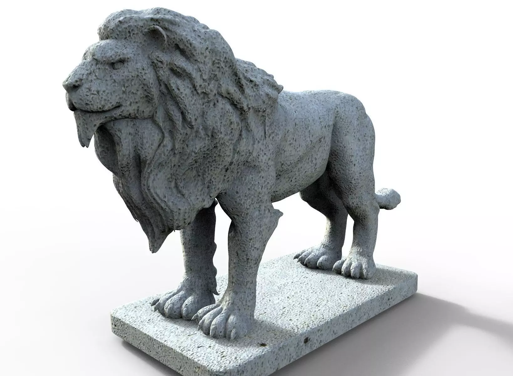 Lion Gargoyle 3D print model_0