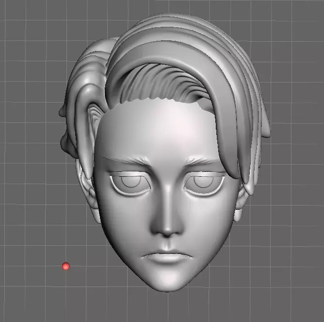 Yuta Okkotsu head scuplt 3D print model