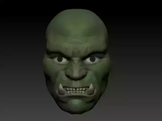 Orc Mask 3D print model