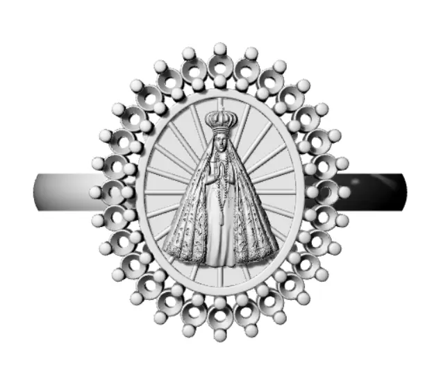 Nossa Senhora Aparecida 3D print model_0