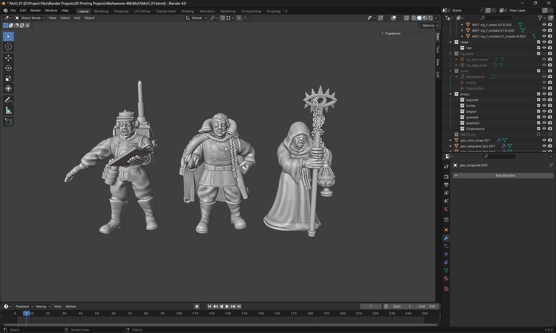 Imperial Advisors Master of Ordnance Master of Fleet Astropath 3D print model_1
