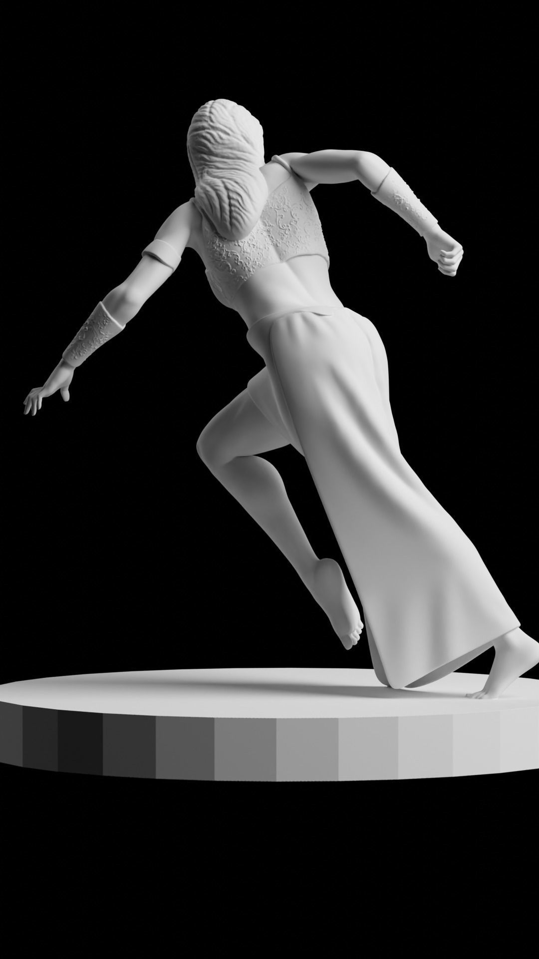 FEMALE VIKING 3D print model_6