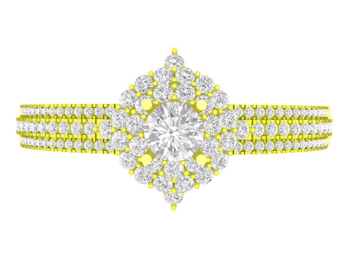 5818 luxury diamond women bangle bracelets 3D print model_2