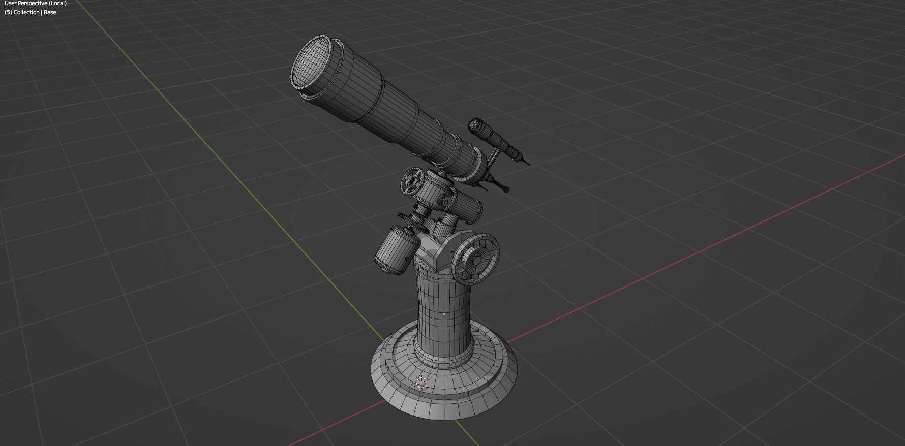 Astronomical Telescope - 1 - Textured 3D model_20