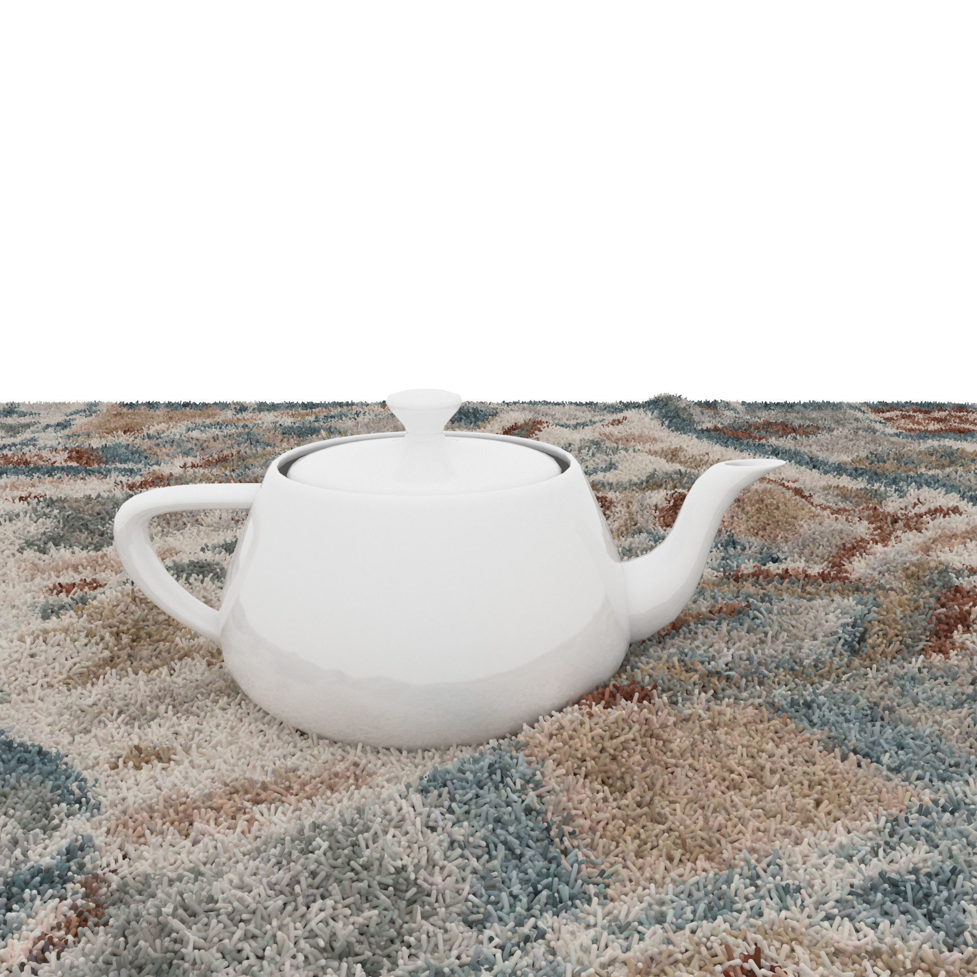 Rugs No 972 Low-poly 3D model_7