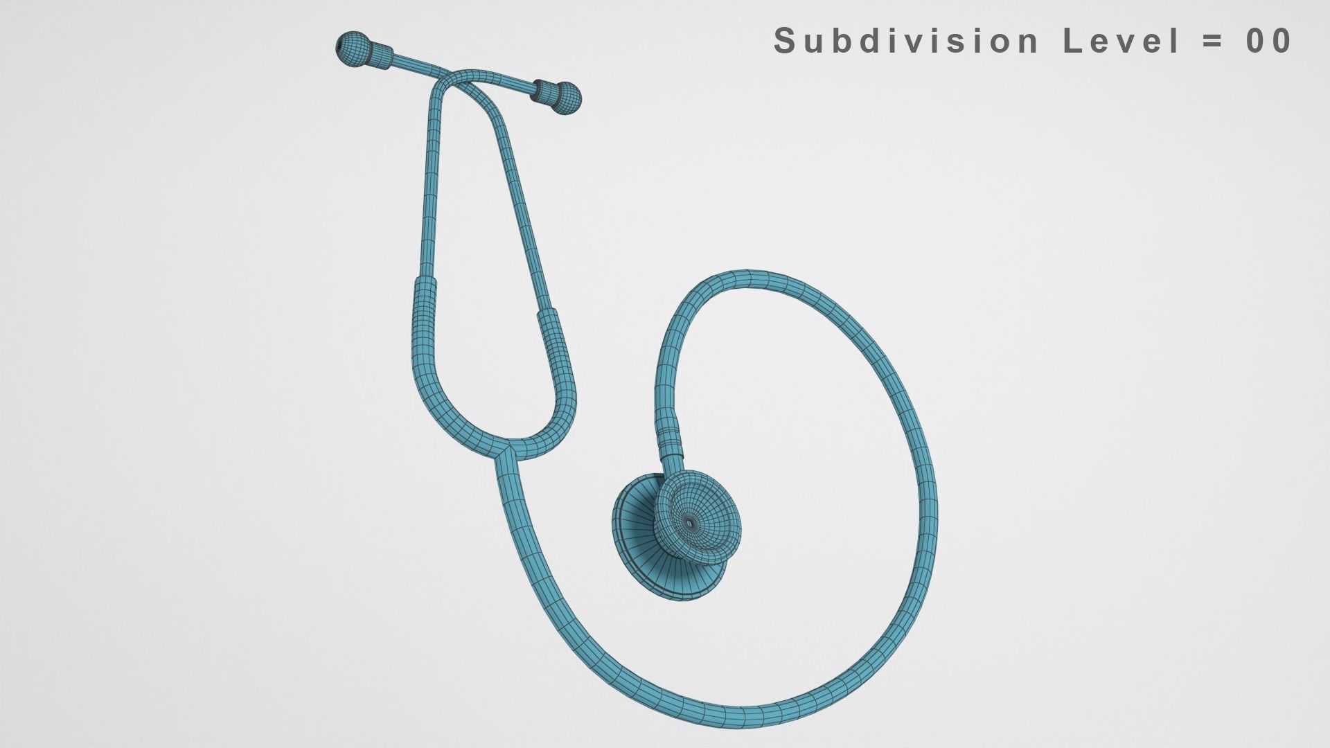 Stethoscope 3D model_19