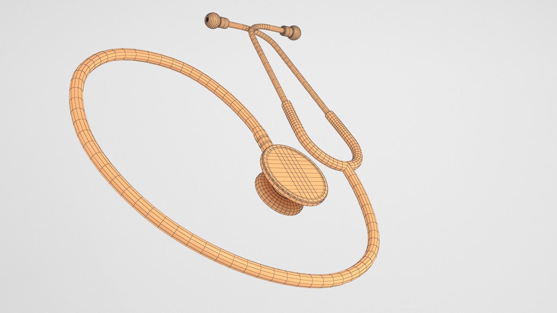 Stethoscope 3D model_16