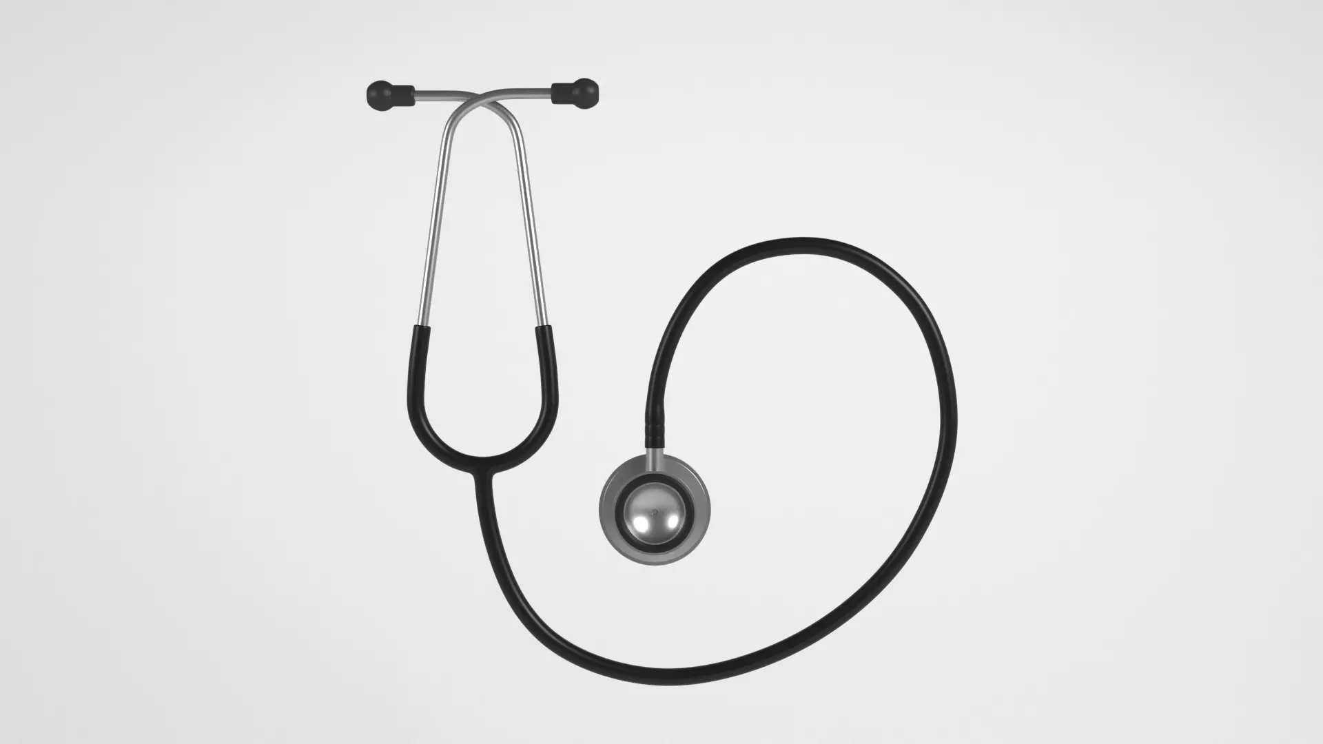 Stethoscope 3D model_0