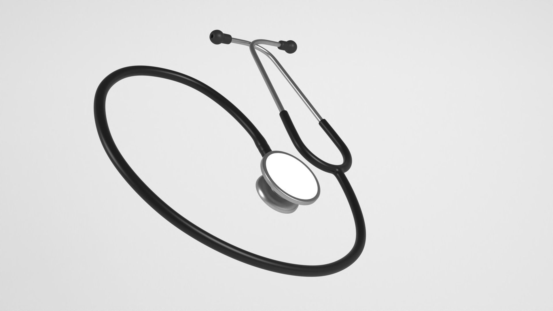 Stethoscope 3D model_5