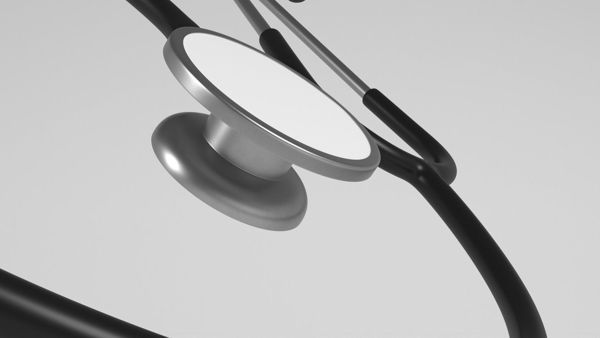 Stethoscope 3D model_6