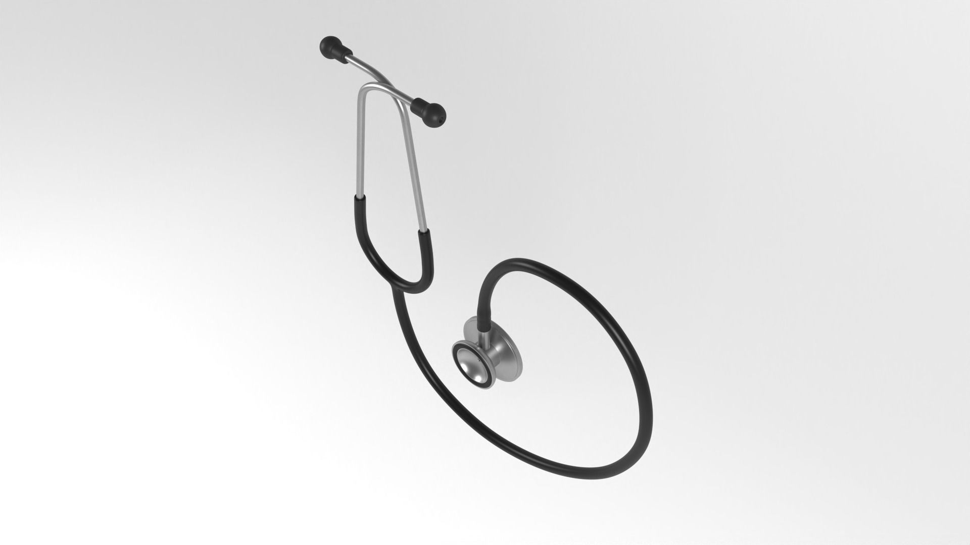 Stethoscope 3D model_2