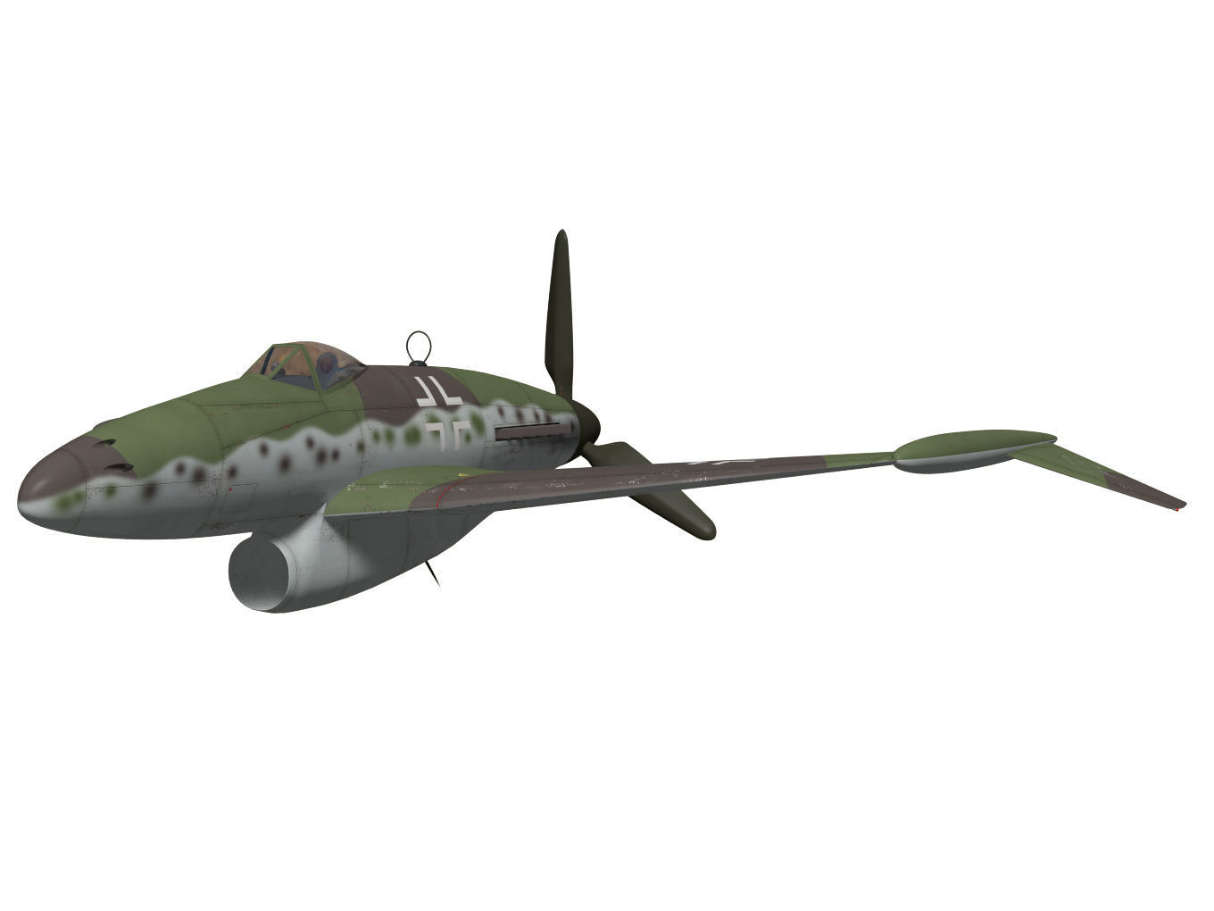 Blohm and Voss P208 3D model_4