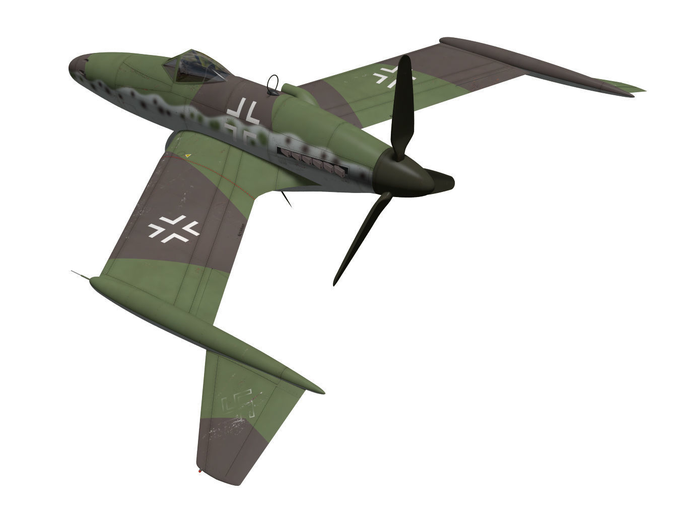 Blohm and Voss P208 3D model_1