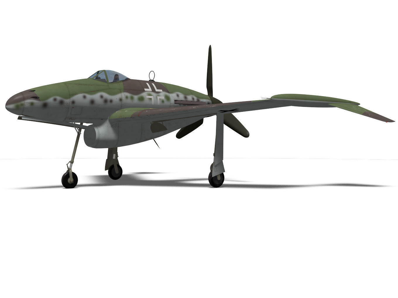 Blohm and Voss P208 3D model_6