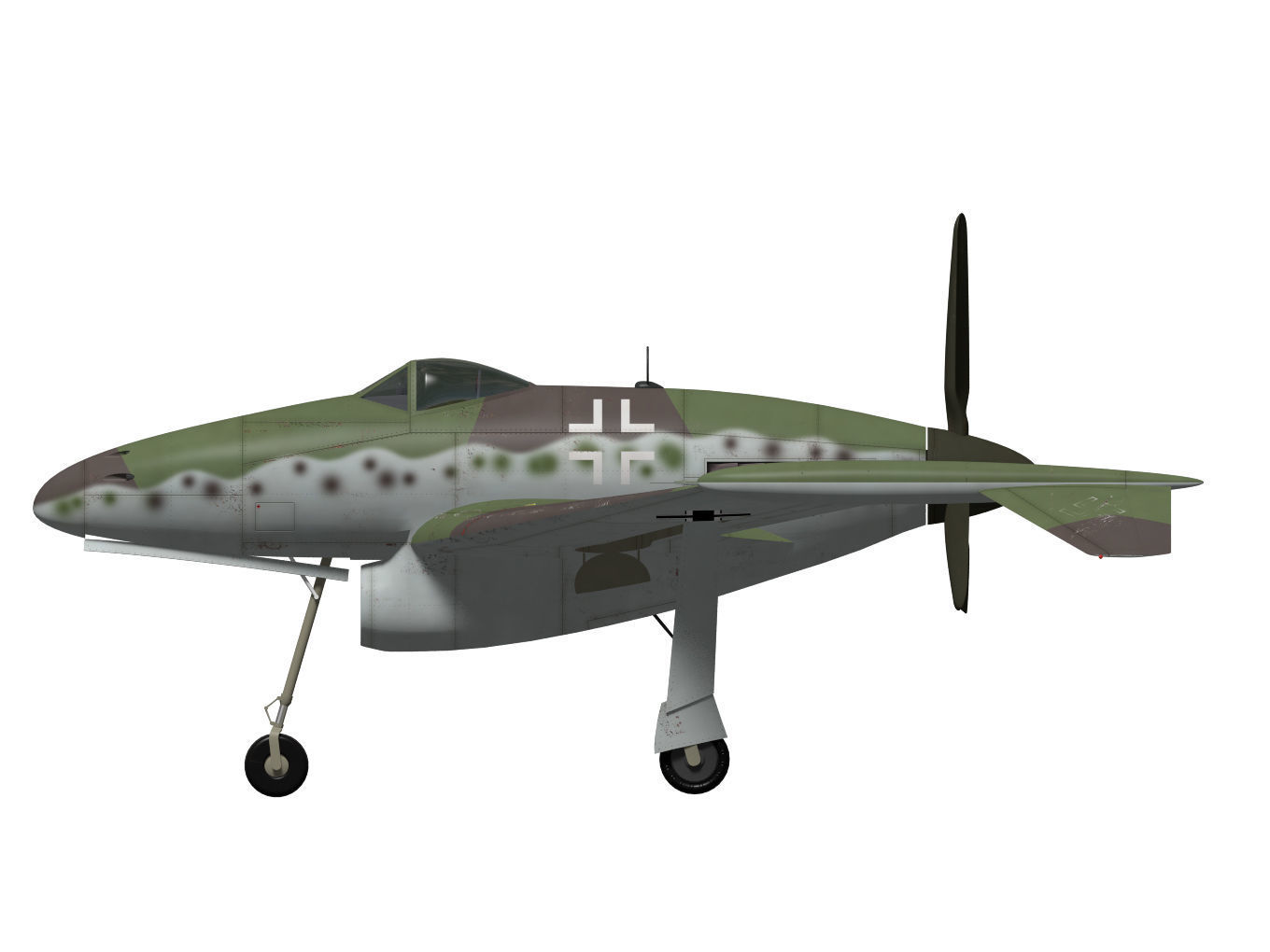 Blohm and Voss P208 3D model_10