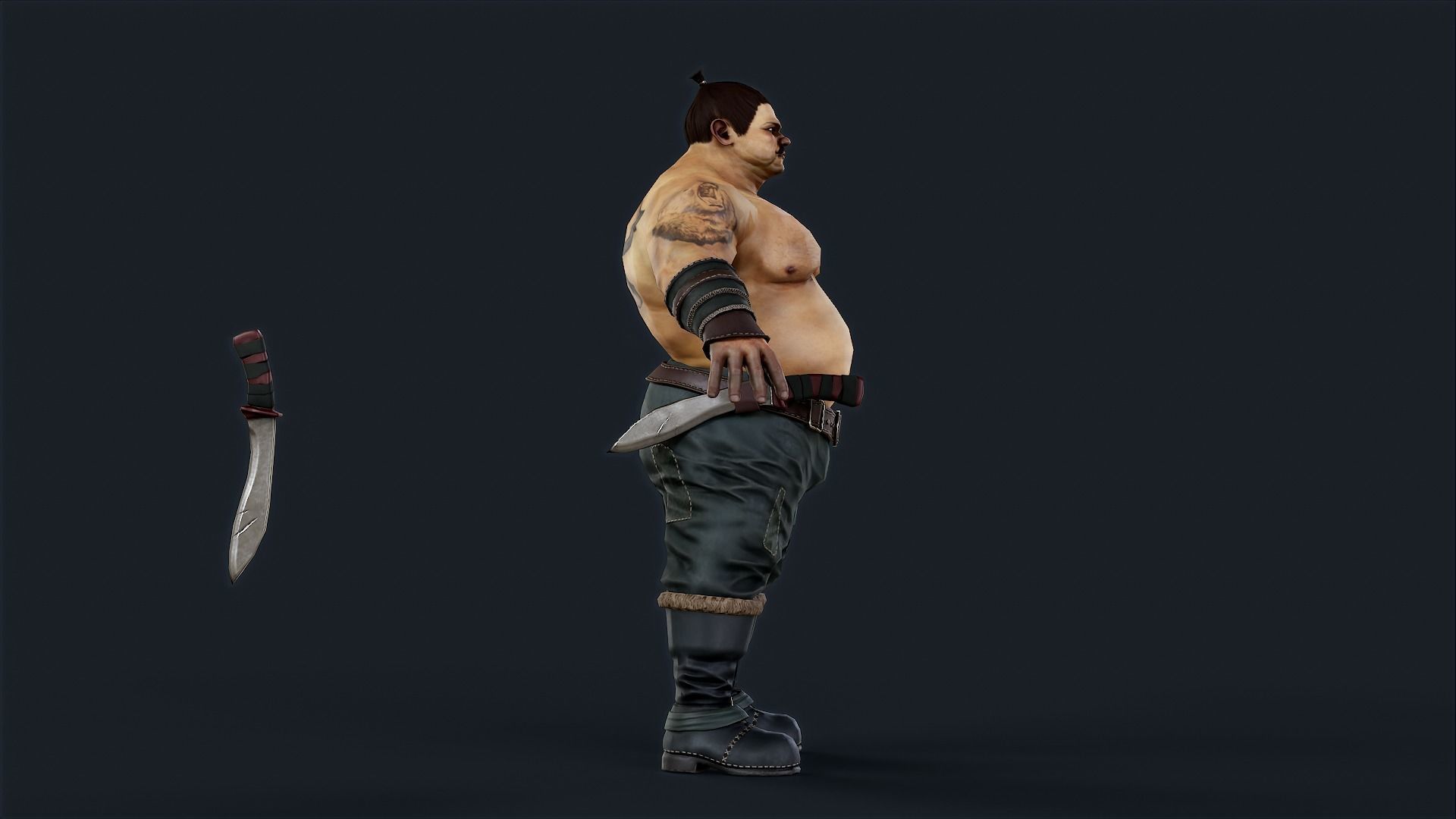 ROBBER 3 Low-poly 3D model_10