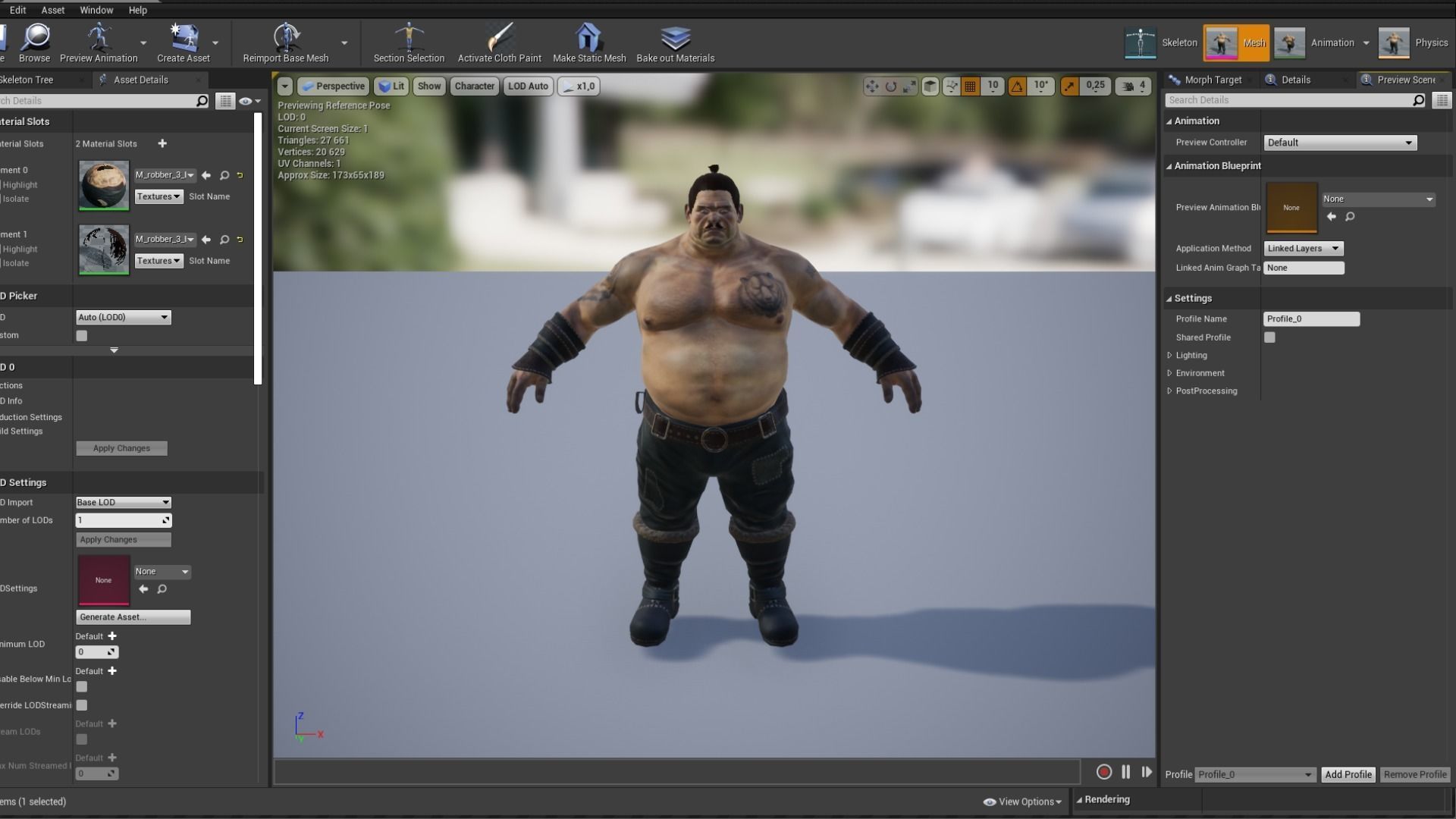 ROBBER 3 Low-poly 3D model_19