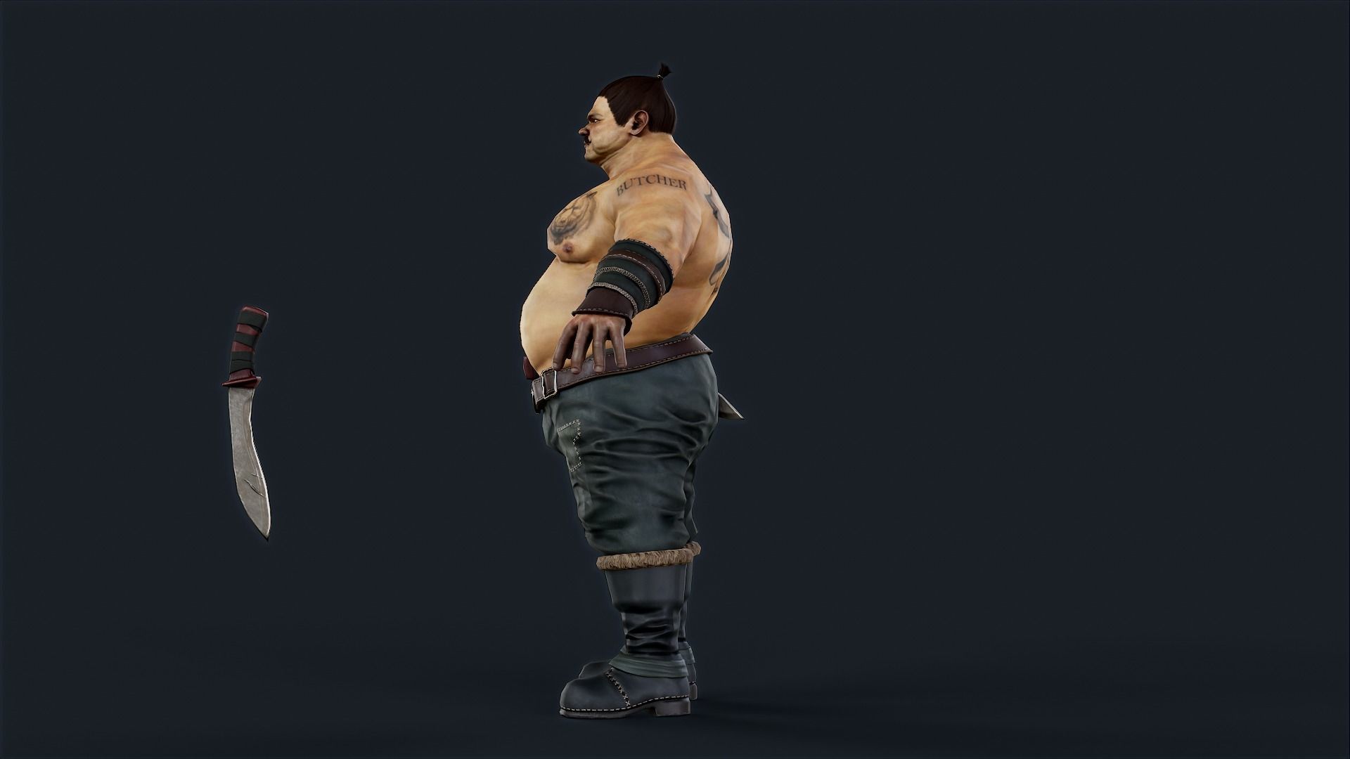 ROBBER 3 Low-poly 3D model_8