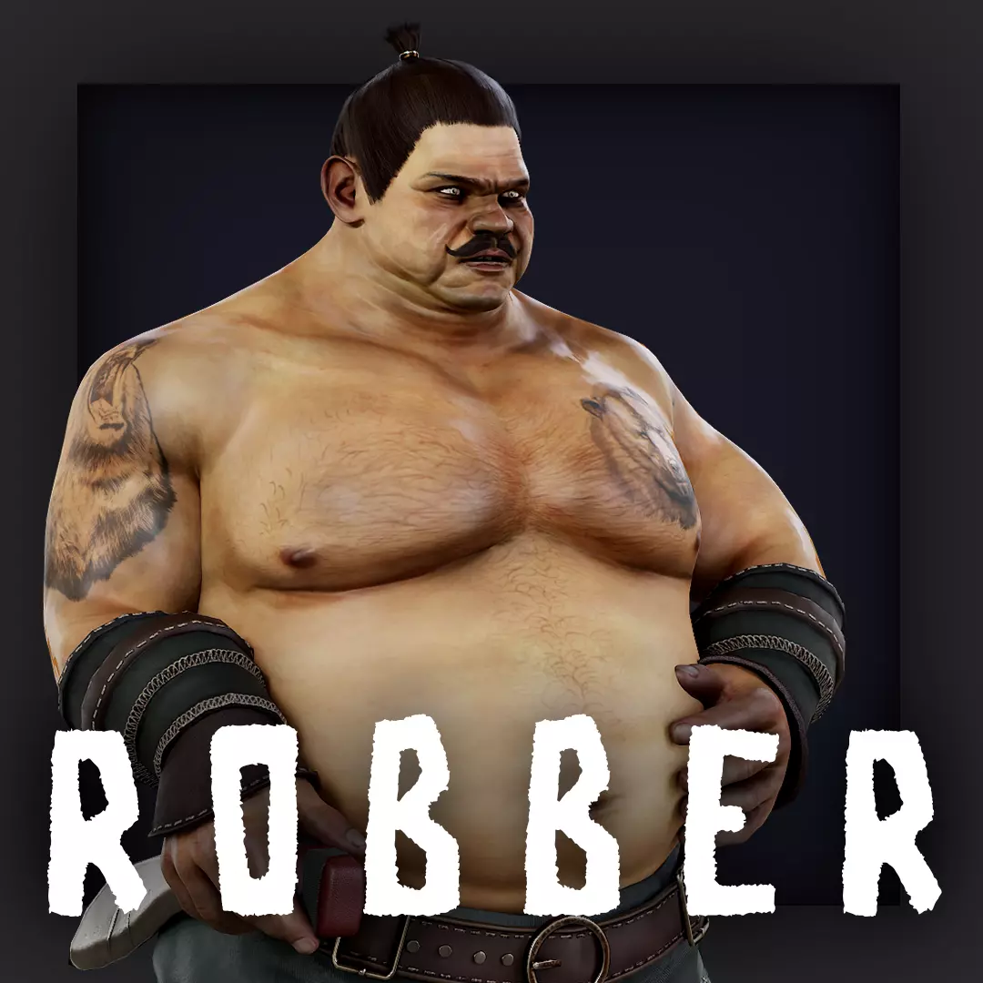 ROBBER 3 Low-poly 3D model_0