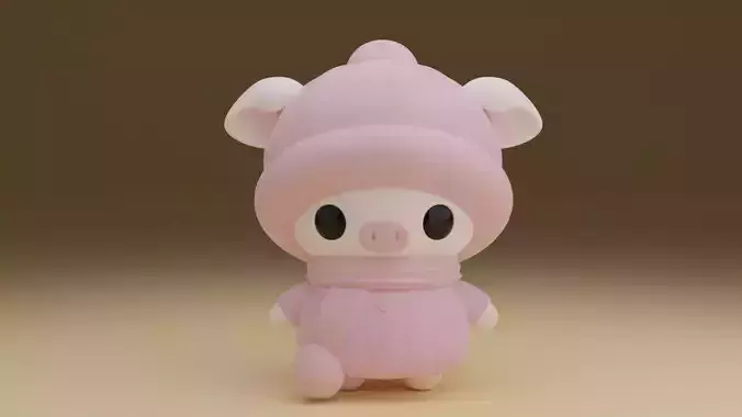 Cute pig