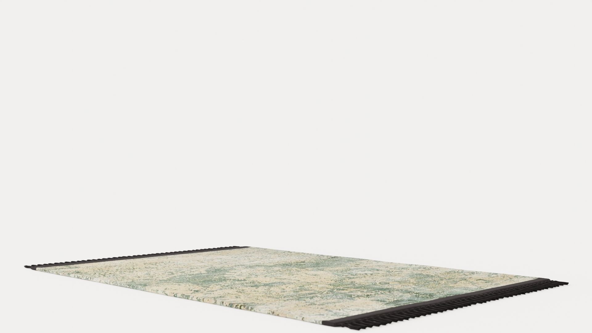 NORD IMMERIOR BEIGE GREEN RUG Low-poly 3D model_2