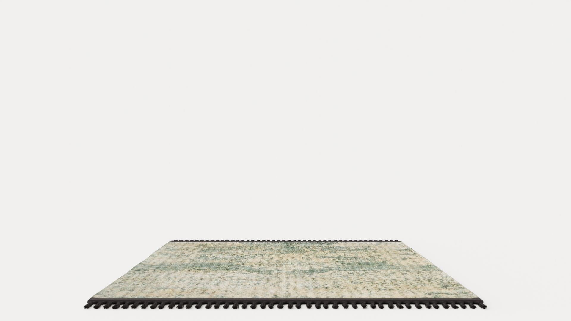 NORD IMMERIOR BEIGE GREEN RUG Low-poly 3D model_5