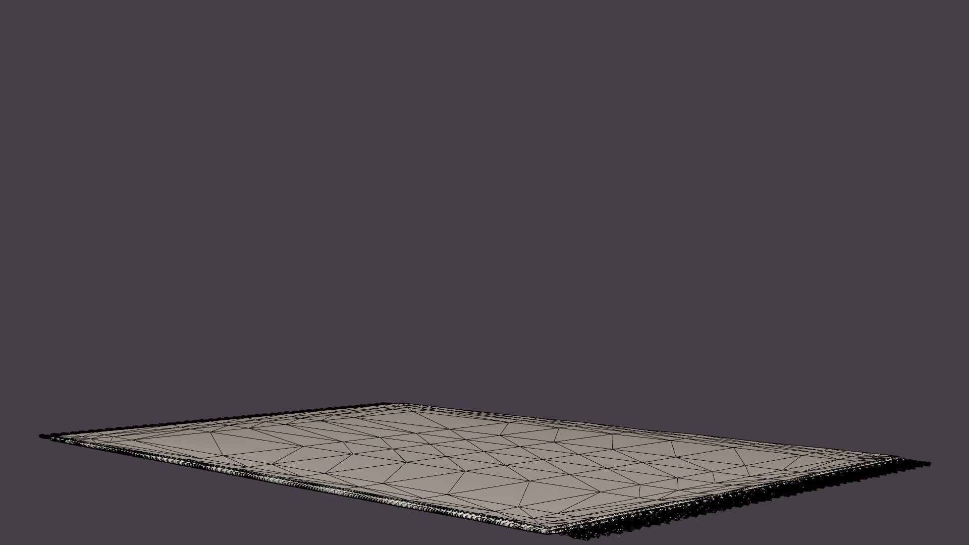 NORD IMMERIOR BEIGE GREEN RUG Low-poly 3D model_7