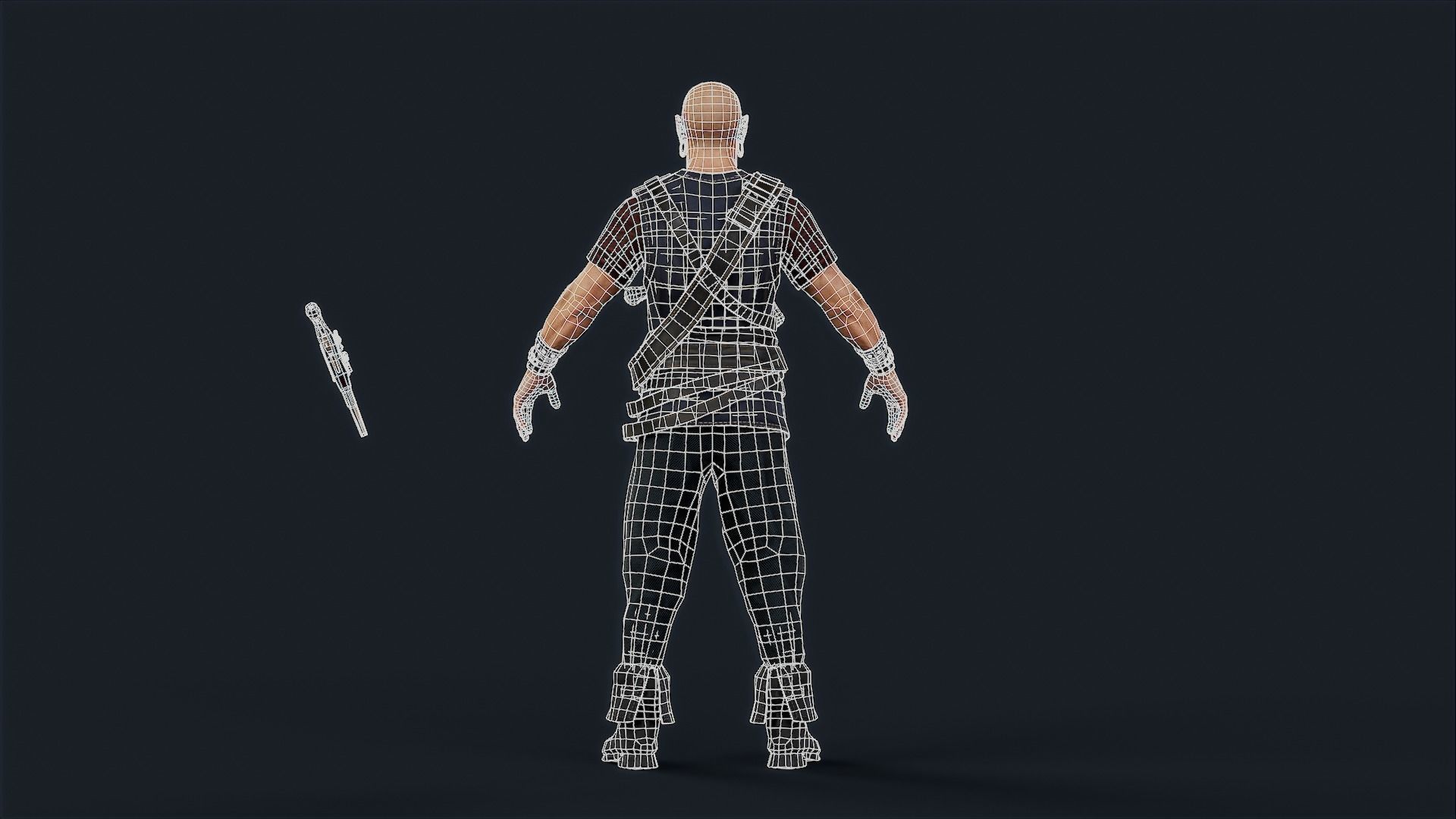 ROBBER5 Low-poly 3D model_11