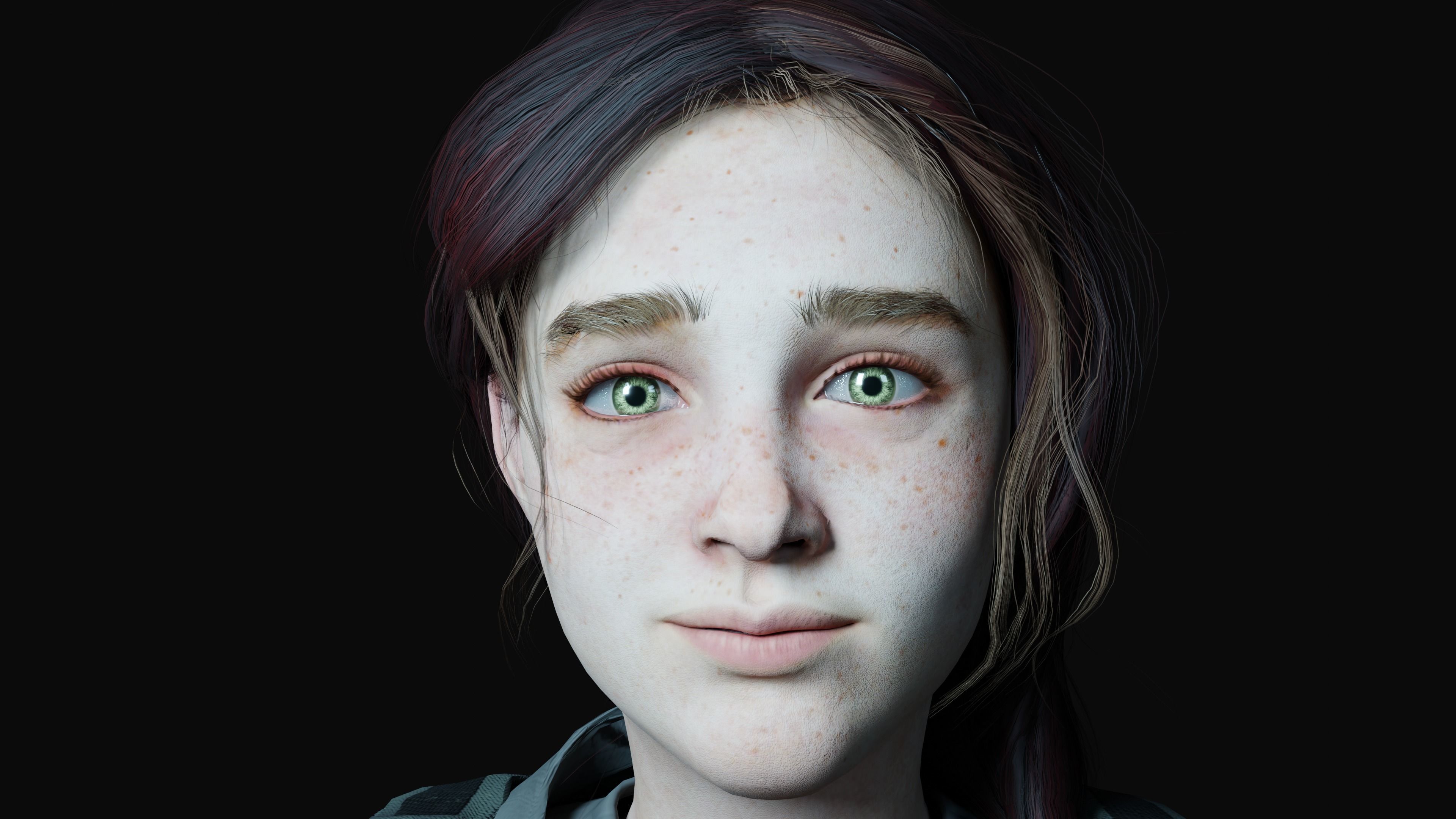 Ellie Williams Low-poly 3D model_5