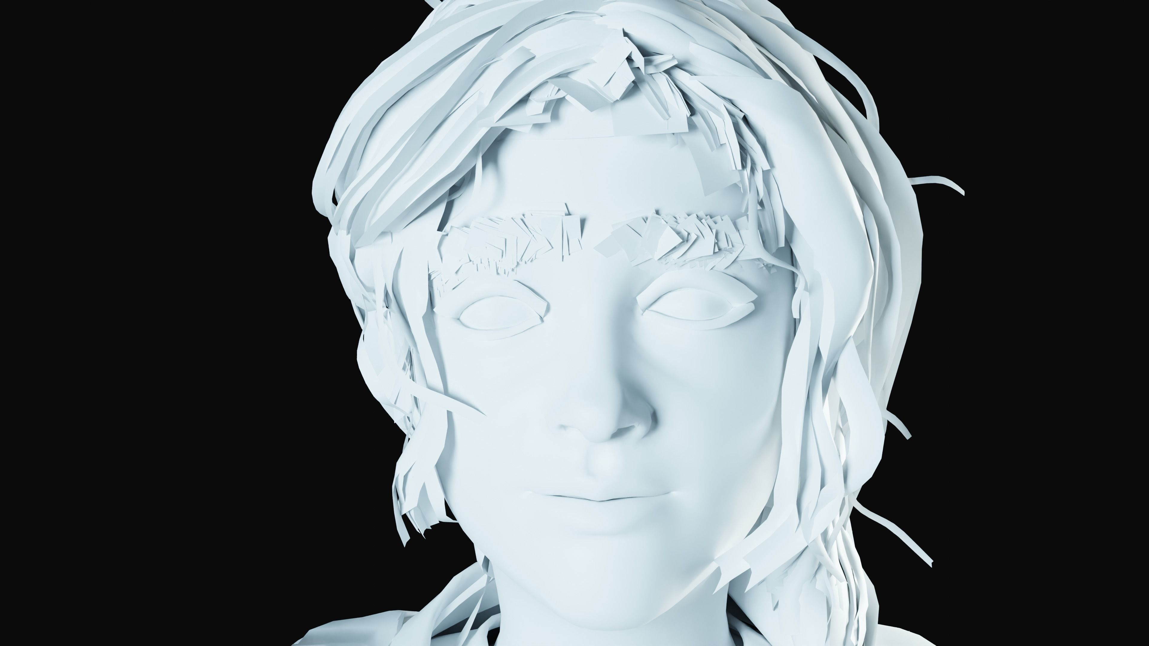 Ellie Williams Low-poly 3D model_2