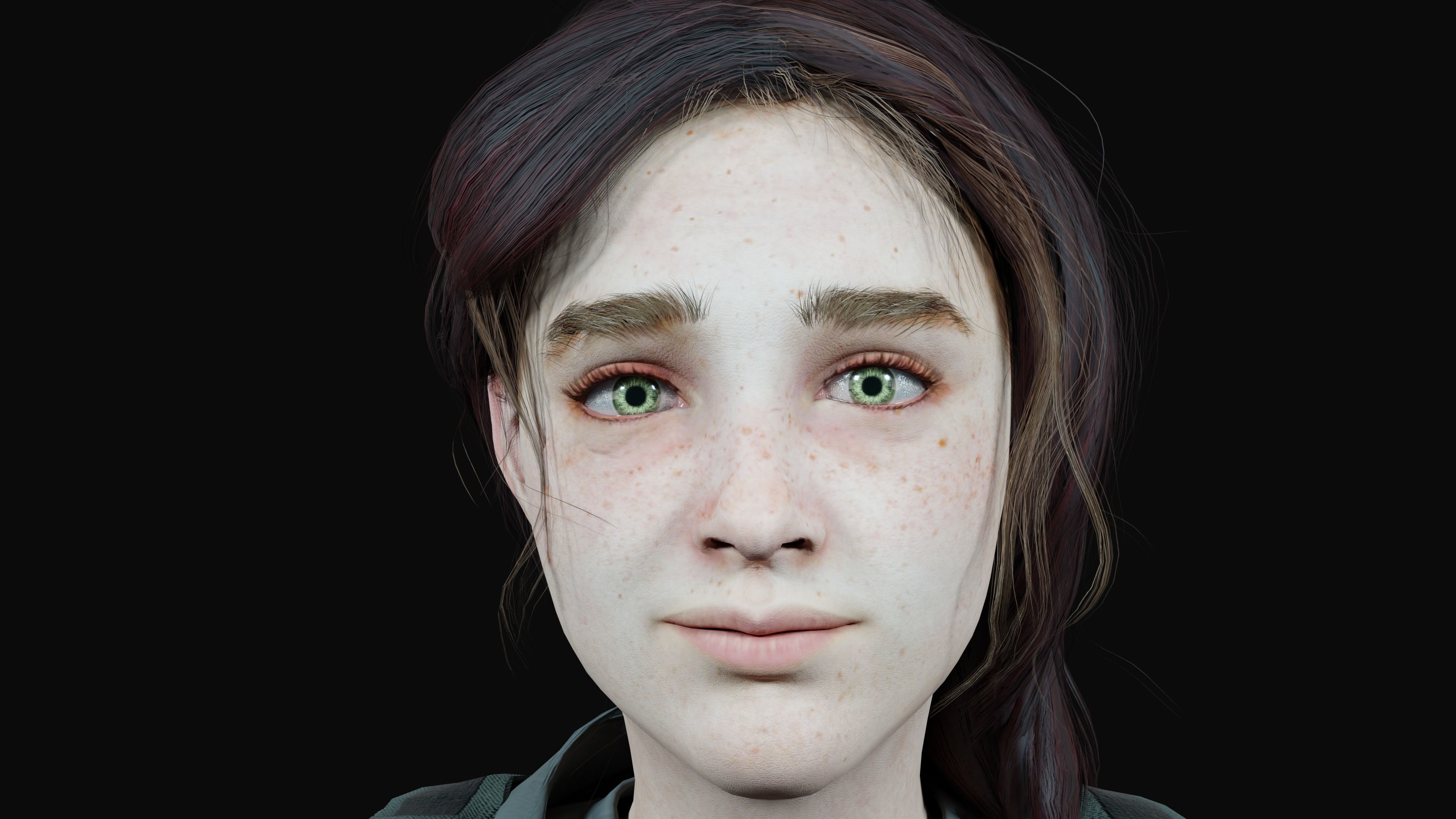 Ellie Williams Low-poly 3D model_7