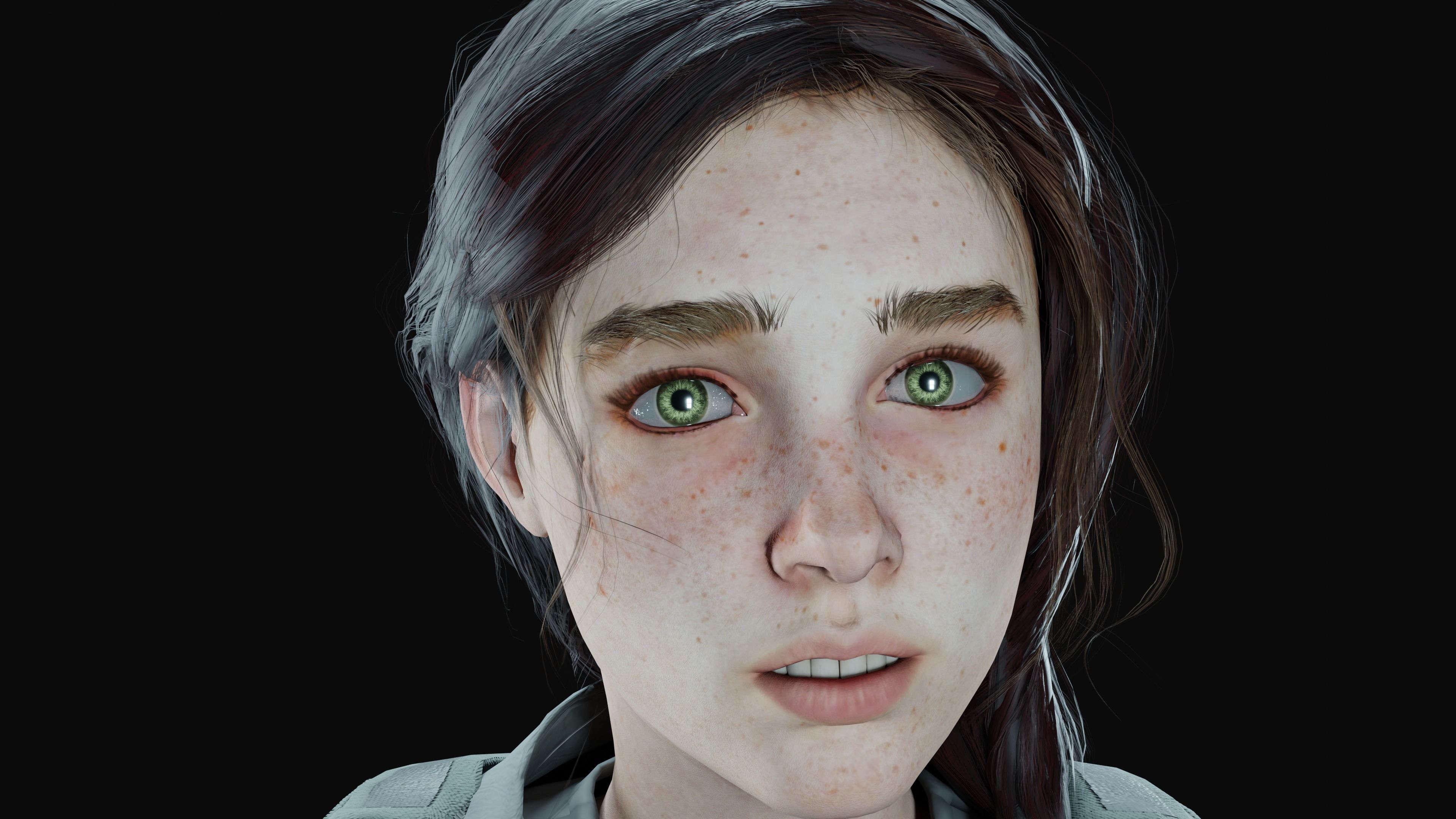 Ellie Williams Low-poly 3D model_6