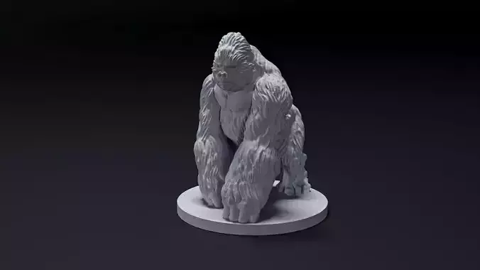 gorilla monkey 3D print model