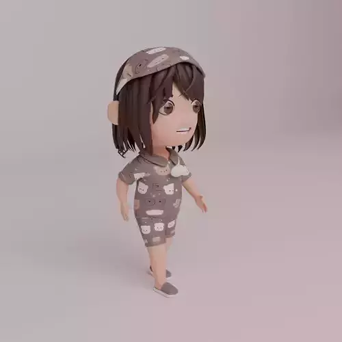 Tinny - Girl Rigged Character-1 