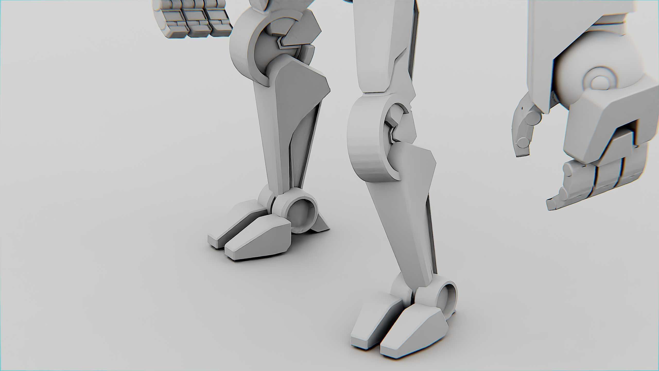 UTILITY BOT V-20 Rigged for Unreal Engine - Unity - MIXAMO 3D model_36