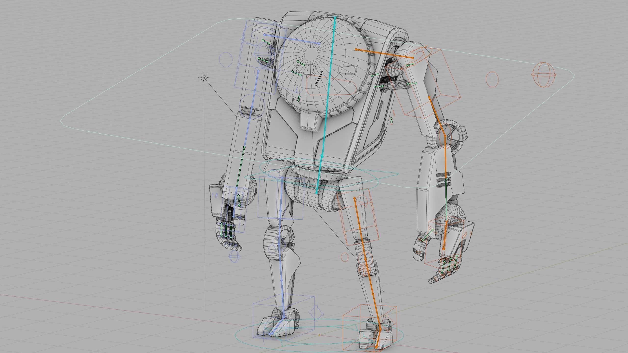 UTILITY BOT V-20 Rigged for Unreal Engine - Unity - MIXAMO 3D model_40